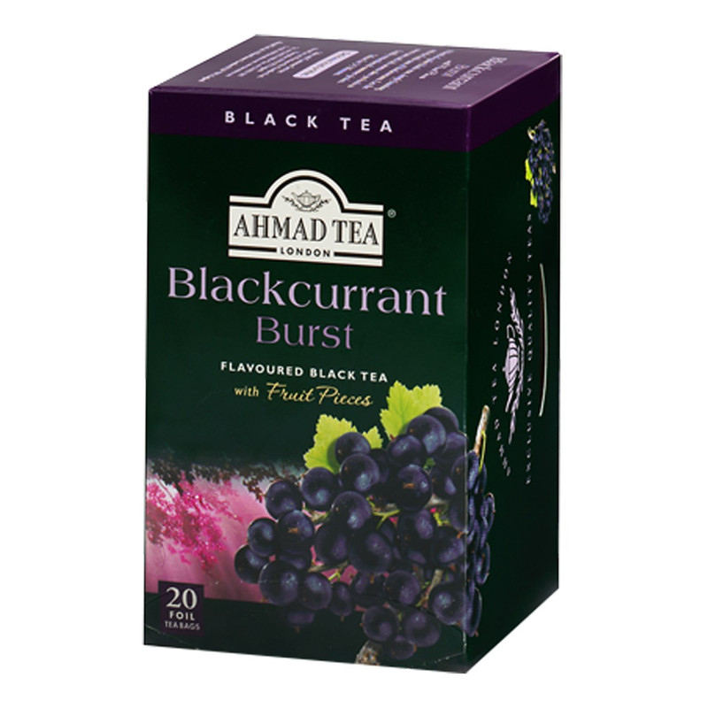 بسته چای میوه ای چای احمد مدل Blackcurrant Burst
