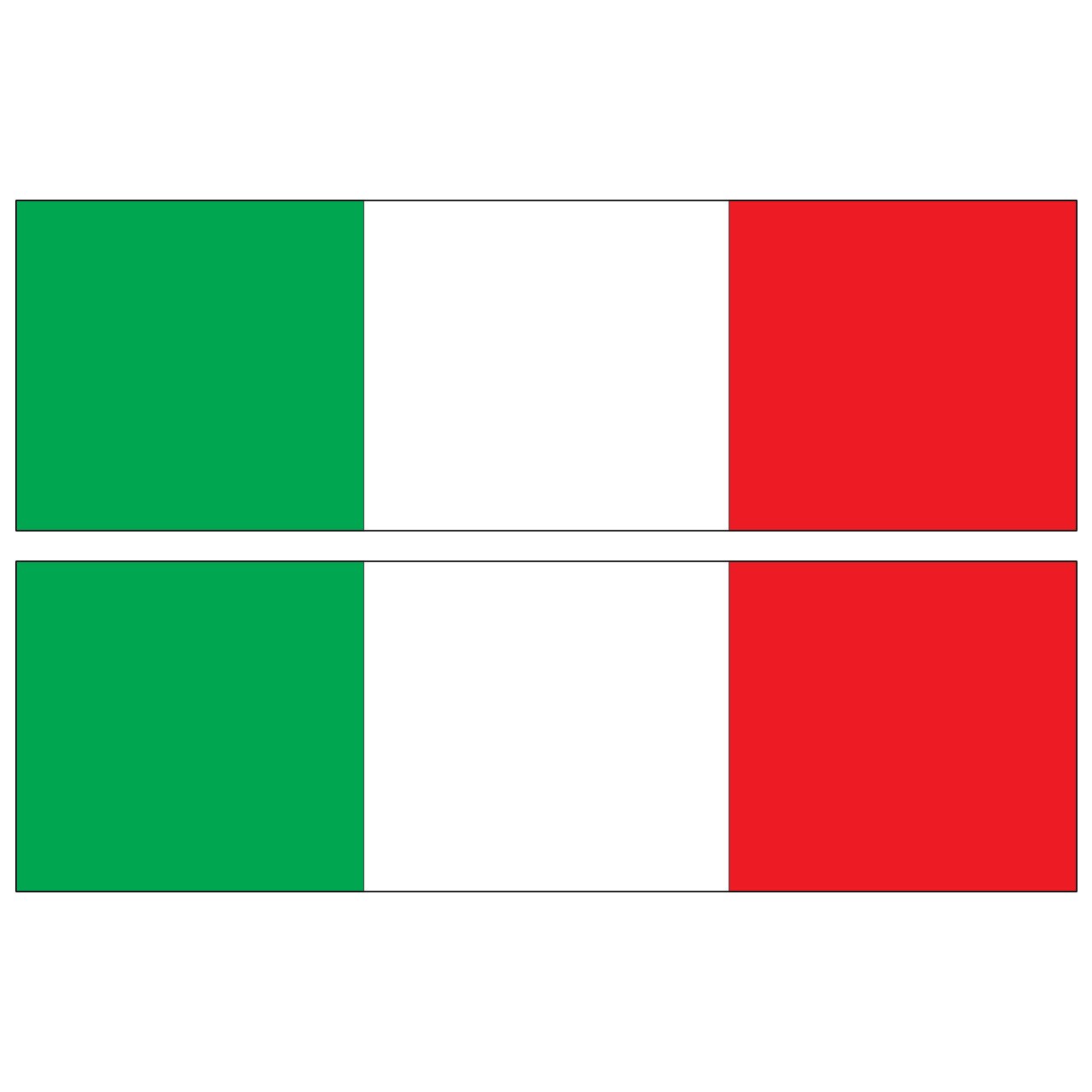 استیکر رکاب خودرو طرح پرچم ایتالیا