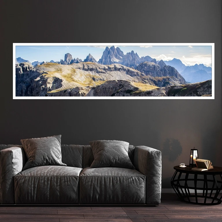 تابلو بکلیت طرح منظره دیدنی کوه مدل کشیده W-7757