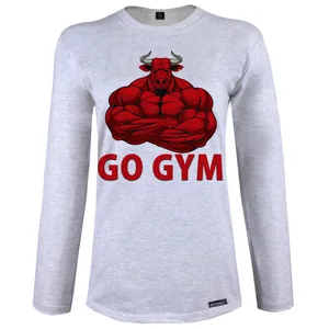 تی شرت آستین بلند زنانه 27 مدل Go Gym کد MH1414