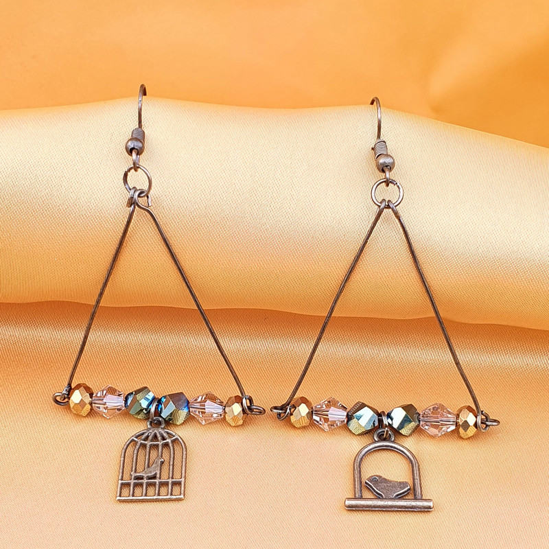 گوشواره دخترانه مدل مرغ آمین SM050