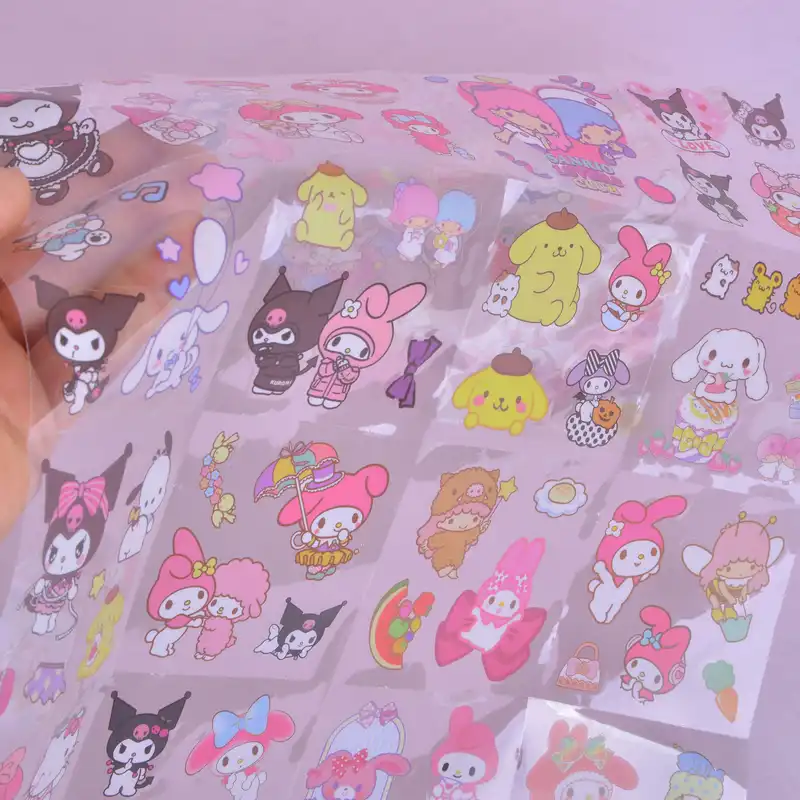 برچسب مدل برش خورده طرح ملودی و کرومی بسته 24 عددی