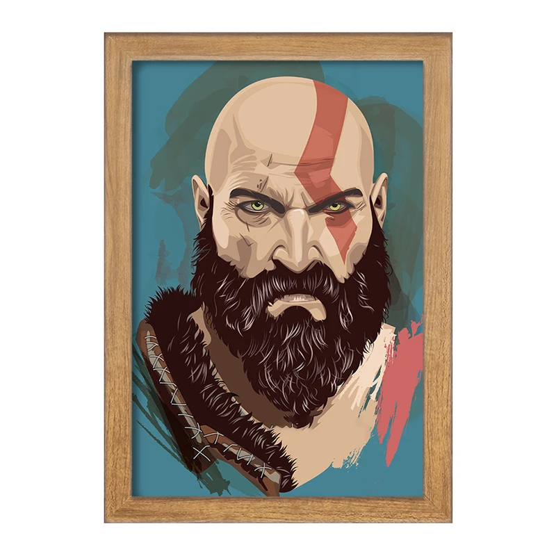 تابلو خندالو مدل بازی گاد آف وار God Of War کد 28630