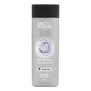 شامپو بدن بیول مدل cool silver با رایحه معتدل مناسب برای انواع پوست حجم 315 میلی لیتر