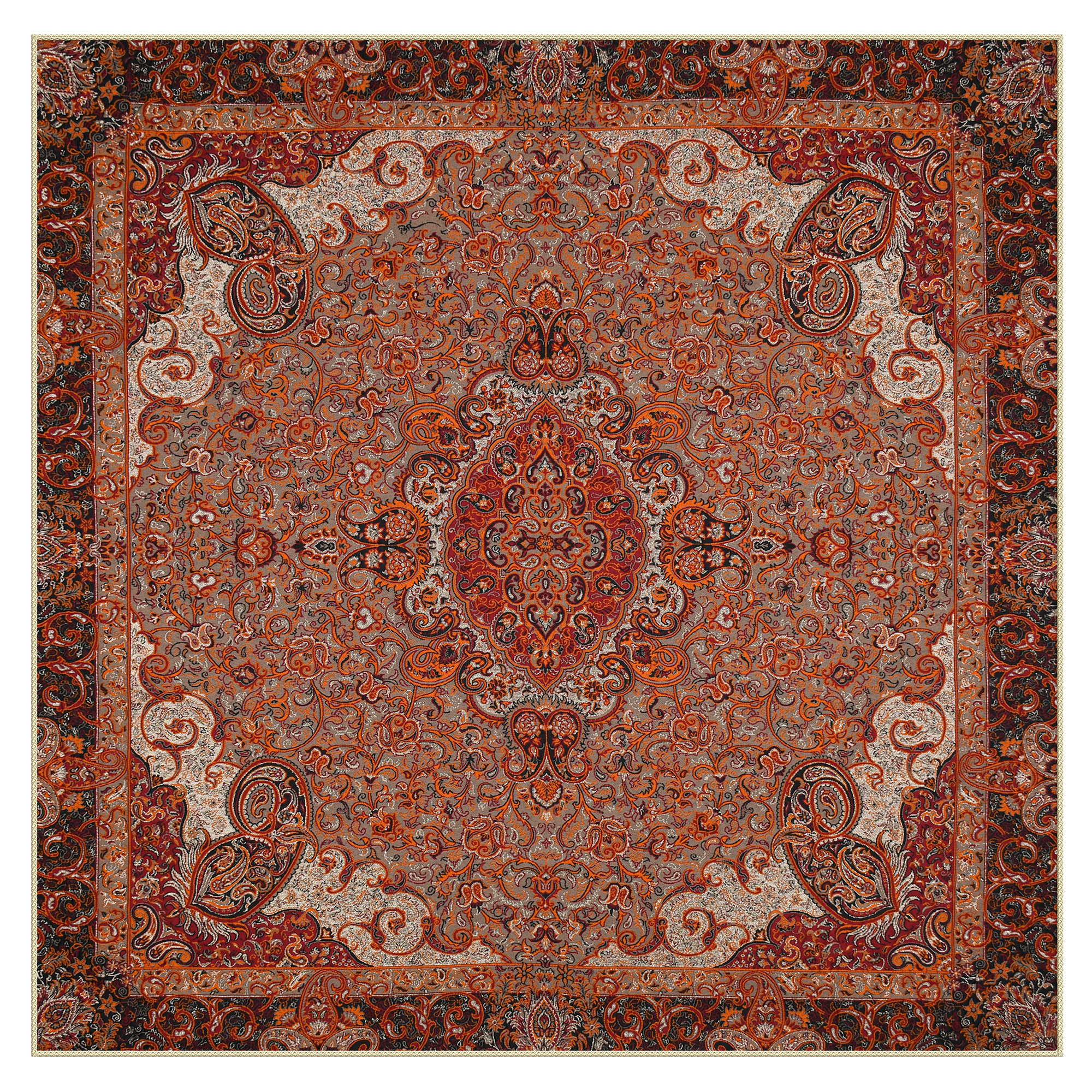 رومیزی ترمه کد ATLASNESCAFE4RNG