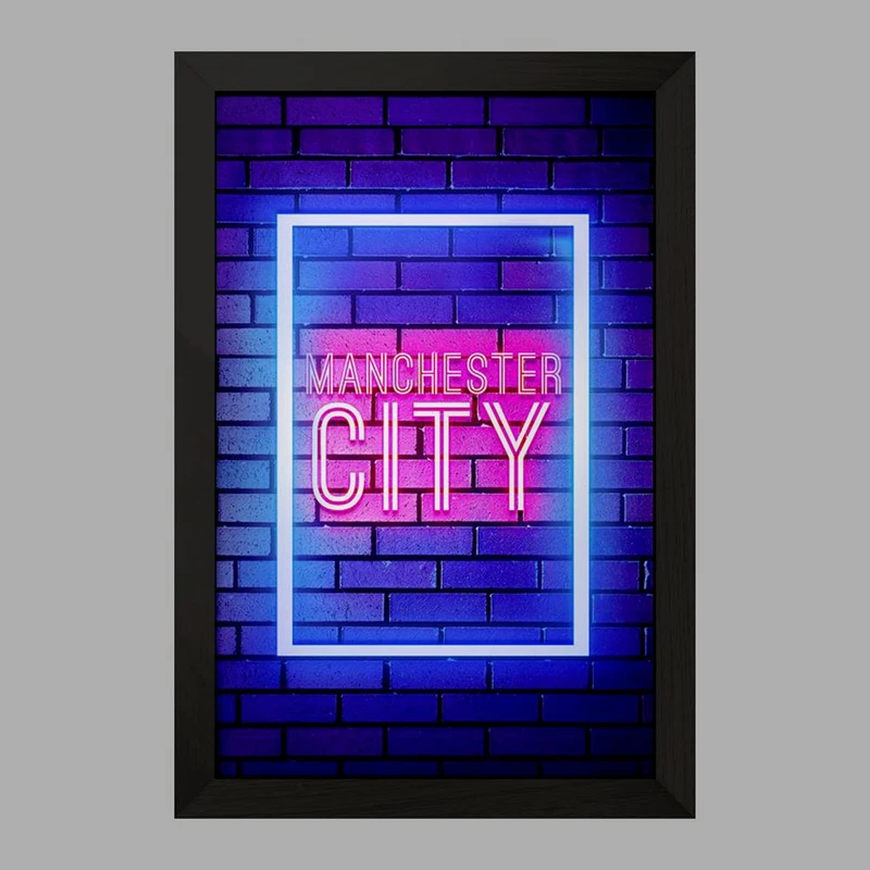 تابلو خندالو مدل باشگاه منچستر سیتی کد 26763