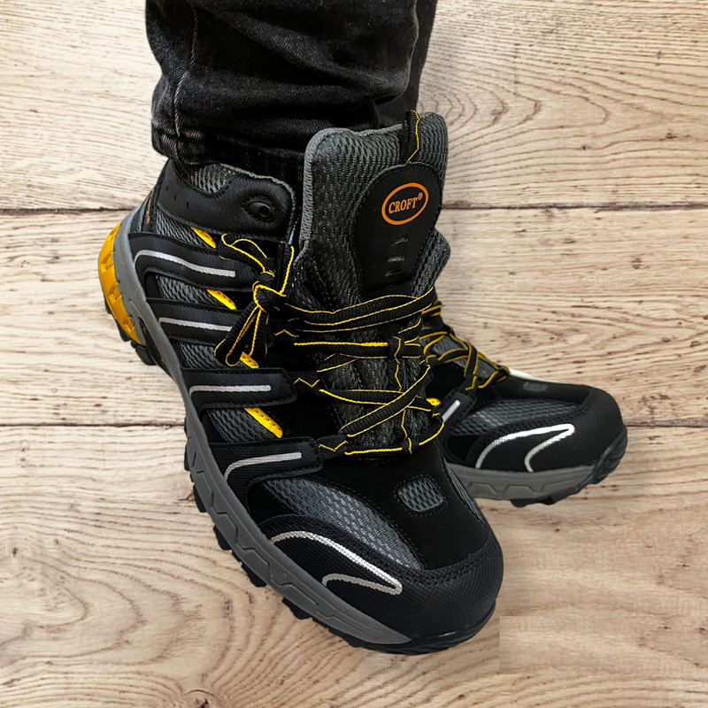 کفش ایمنی کرافت مدل مهندسی اسپرت کد SH-57 (BLACK/GRAY)