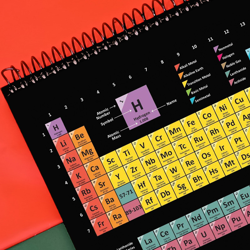 دفتر مشق 100 برگ تیما مدل شیمی