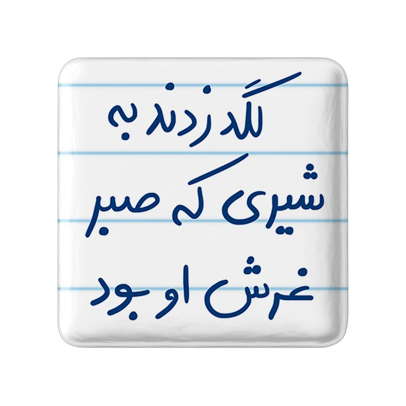 مگنت خندالو طرح لگد زدند به شیری که صبر غرش او بود کد 5807