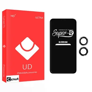 محافظ صفحه نمایش کوکونات مدل UD SuperD مناسب برای گوشی موبایل اپل iPhone 11  به همراه محافظ لنز گوشی