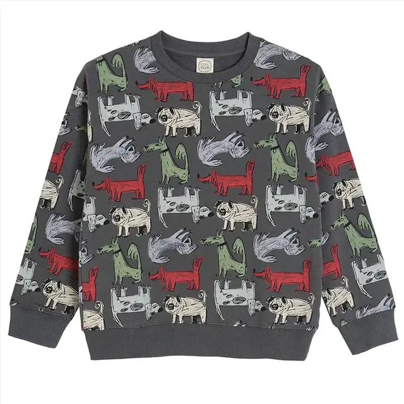 ست سویشرت و شلوار بچگانه کول کلاب طرح سگ ها