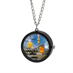 ساعت گردنبندی عقربه ای ناکسیگو مدل حرم امام رضا کد NF12447