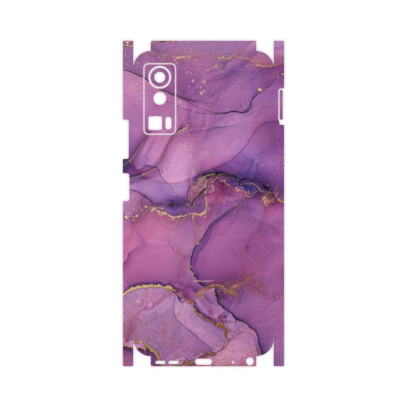 برچسب پوششی ماهوت مدل Purple Marble-FullSkin مناسب برای گوشی موبایل جی پلاس X20