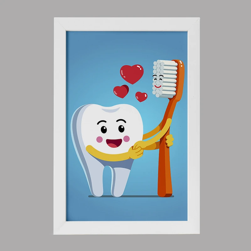 تابلو خندالو مدل دندان و دندان پزشکی کودکانه کد 36700