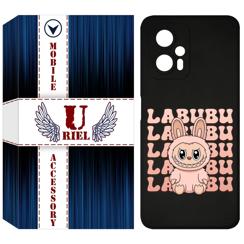 کاور یوریل قاب مدل KSH کد 133 طرح عروسک لبوبو مناسب برای گوشی موبایل شیائومی Poco X4 GT