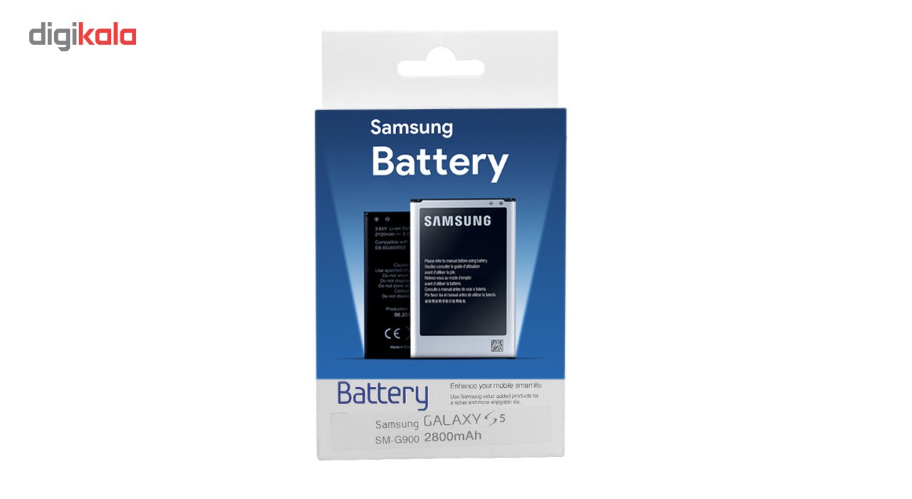باتری موبایل مدل EB-BG900BBE با ظرفیت 2800mAh مناسب برای گوشی موبایل سامسونگ Galaxy S5