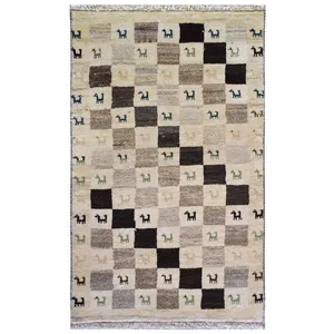 گبه دستبافت یک متری بیات کد BT-256462