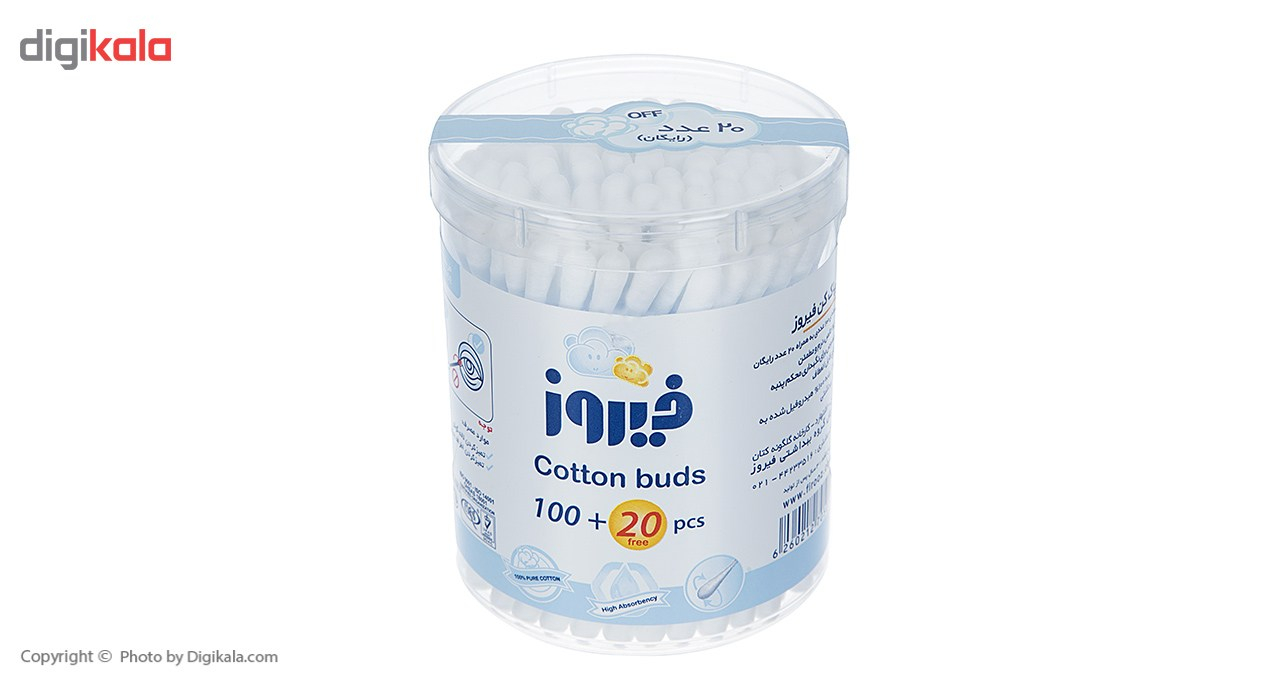 گوش پاک کن فیروز بسته 120 عددی