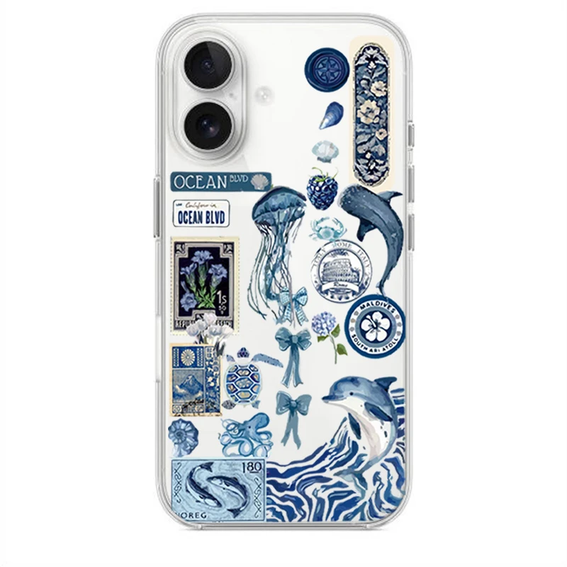 کاور طرح Blue Summer مناسب برای گوشی موبایل اپل iPhone 16