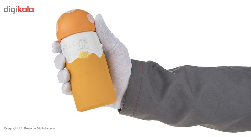 قمقمه کودک مدل Orange Mushroom گنجایش 280 میلی لیتر
