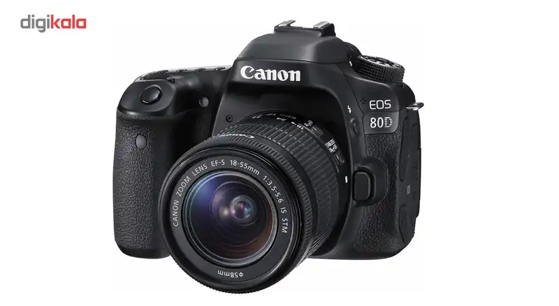 دوربین دیجیتال کانن مدل Eos 80D به همراه لنز EF-S 18-55mm f/3.5-5.6 IS STM