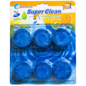 قرص جرم گیر توالت فرنگی مدل Super Clean بسته 6 عددی
