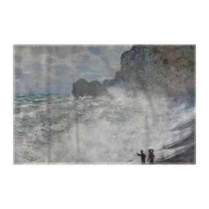 کاغذ کادو ترمه طراحان ایده مدل هوای بد در اترتات از مونه کد art0221 سایز 57x37 سانتی متر