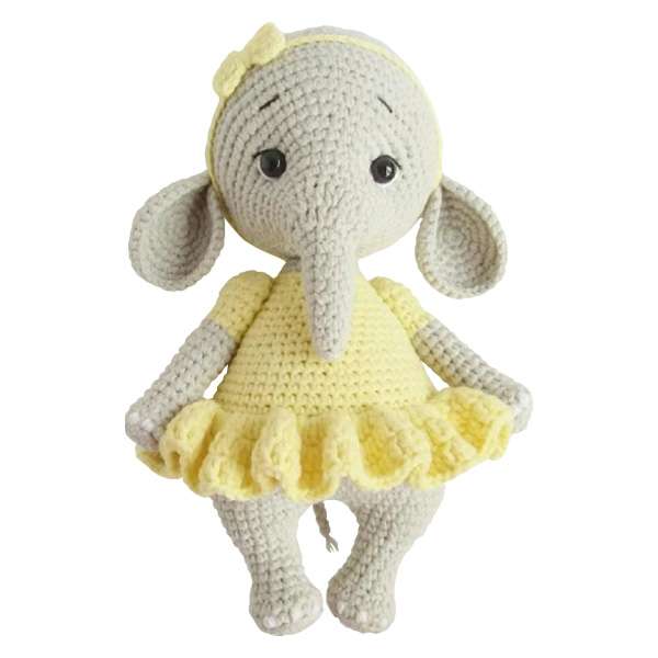 عروسک بافتنی مدل فیل cuteکد 01