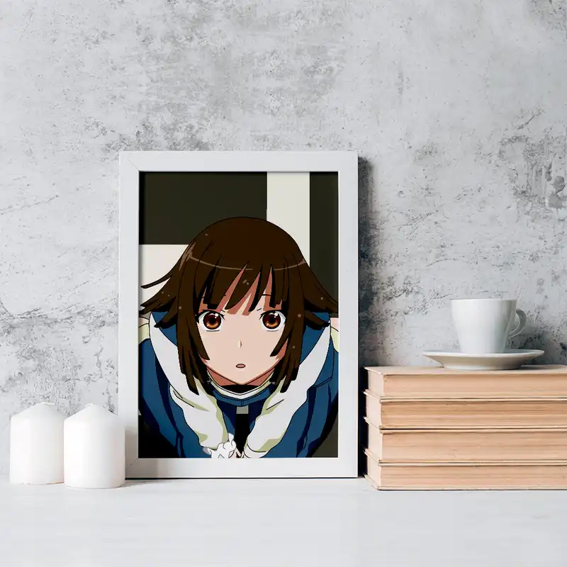 تابلو خندالو مدل نادکو سنگوکو انیمه مونوگاتاری کد 16204