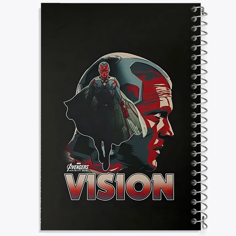 دفتر نقاشی 50 برگ خندالو طرح ویژن مارول (Marvel) کد N5721