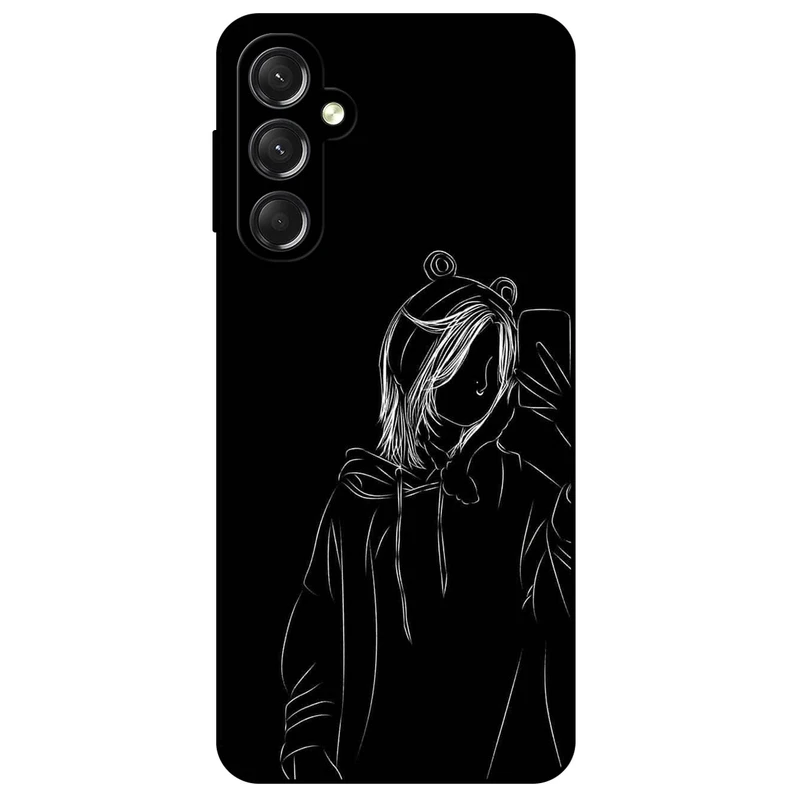 کاور مگافون طرح دخترانه مدل 1841 مناسب برای گوشی موبایل سامسونگ Galaxy A24 4G         