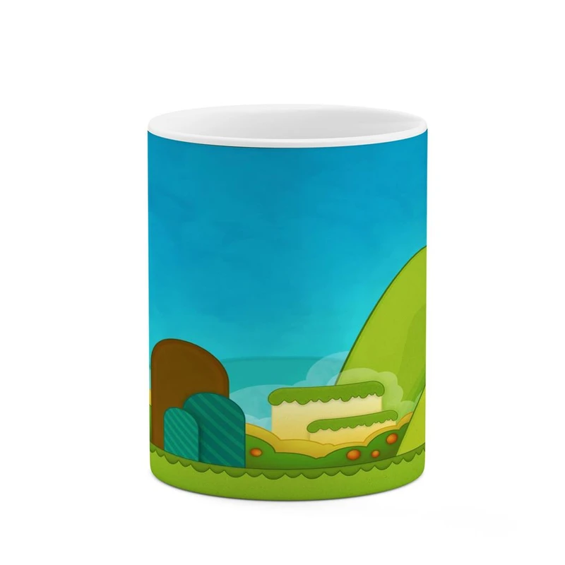 ماگ کاکتی مدل بازی سوپر ماریو Super Mario World کد mgh30677