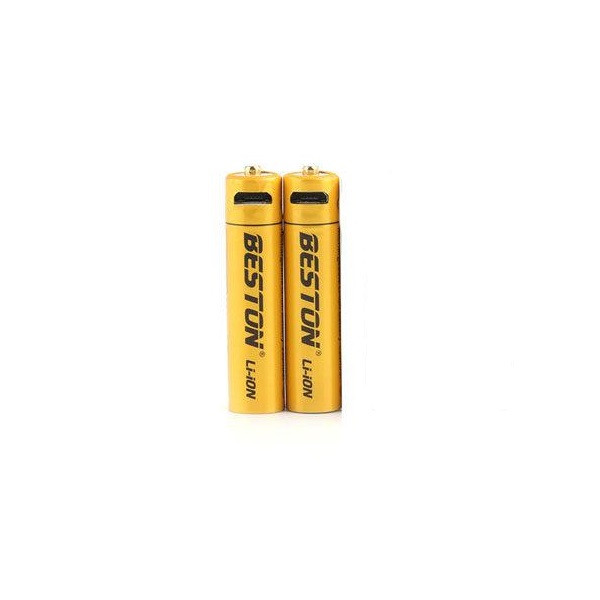 باتری نیم قلمی قابل شارژ بستون مدل MICROUSB بسته دو عددی