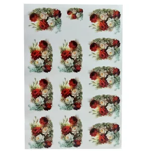 برچسب ترنسفر مدل گل بوته کد 4040