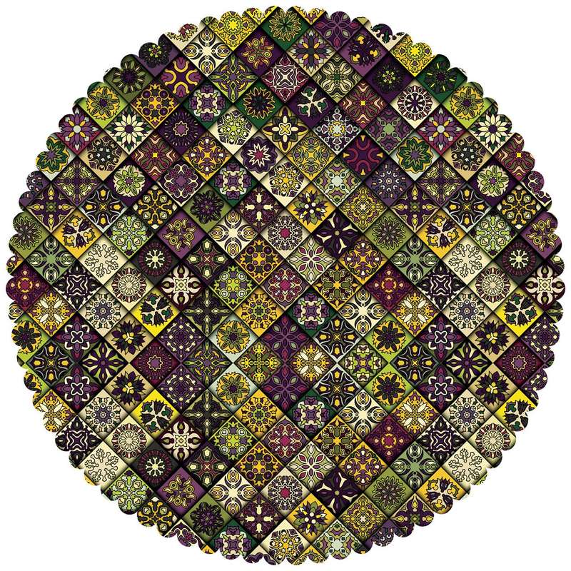 رومیزی رنس مدل T2-42077 سایز 90x95 سانتی متر
