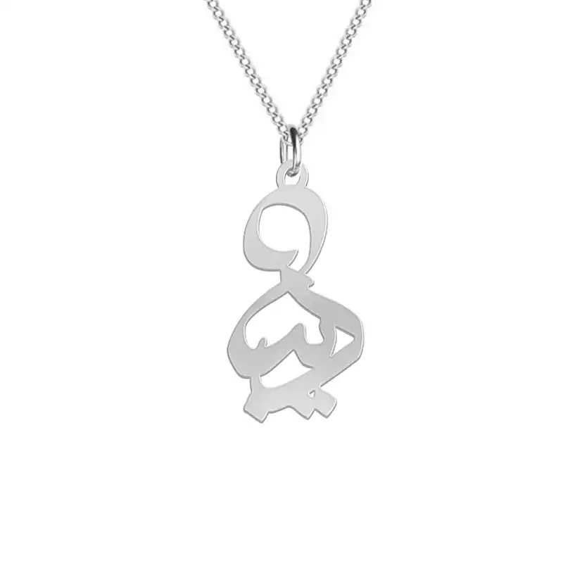 گردنبند نقره زنانه لیردا مدل اسم دیبا gan sss diba77