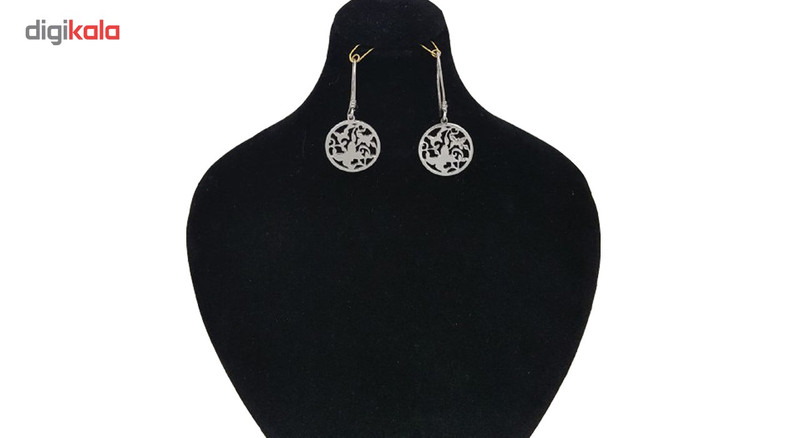 گوشواره نقره ایران شاپ مدل پروانه ترمه