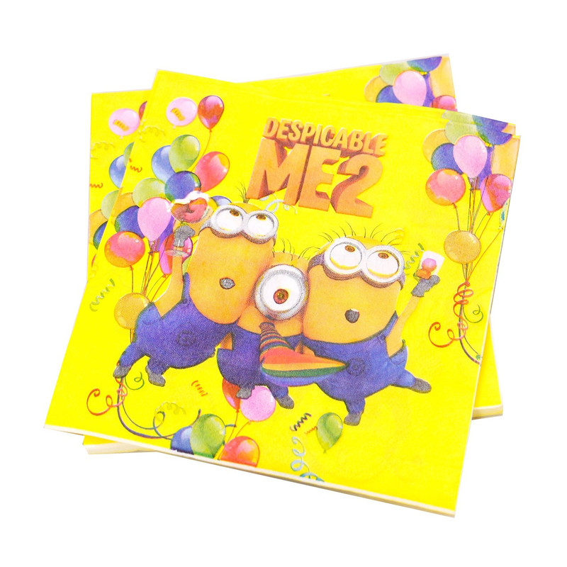 دستمال کاغذی ایرسا مدل Minion بسته 20 عددی