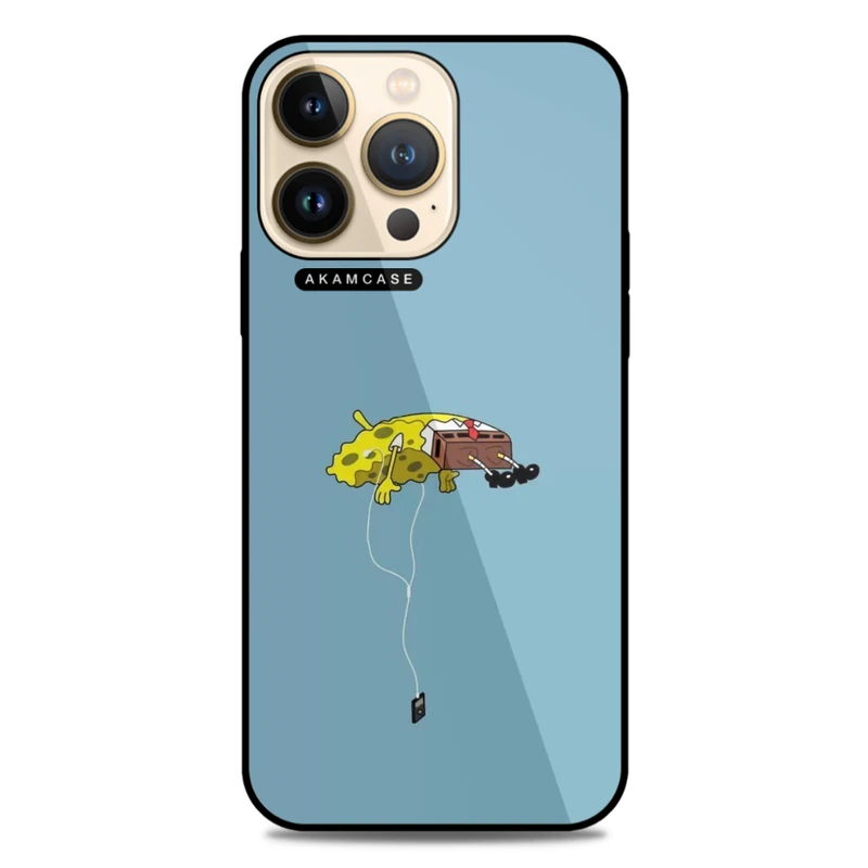 کاور آکام مدل AMC-WA13PRO-SPONGE BOB1 مناسب برای گوشی موبایل اپل iPhone 13 Pro