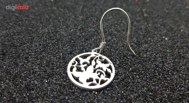 گوشواره نقره ایران شاپ مدل پروانه ترمه