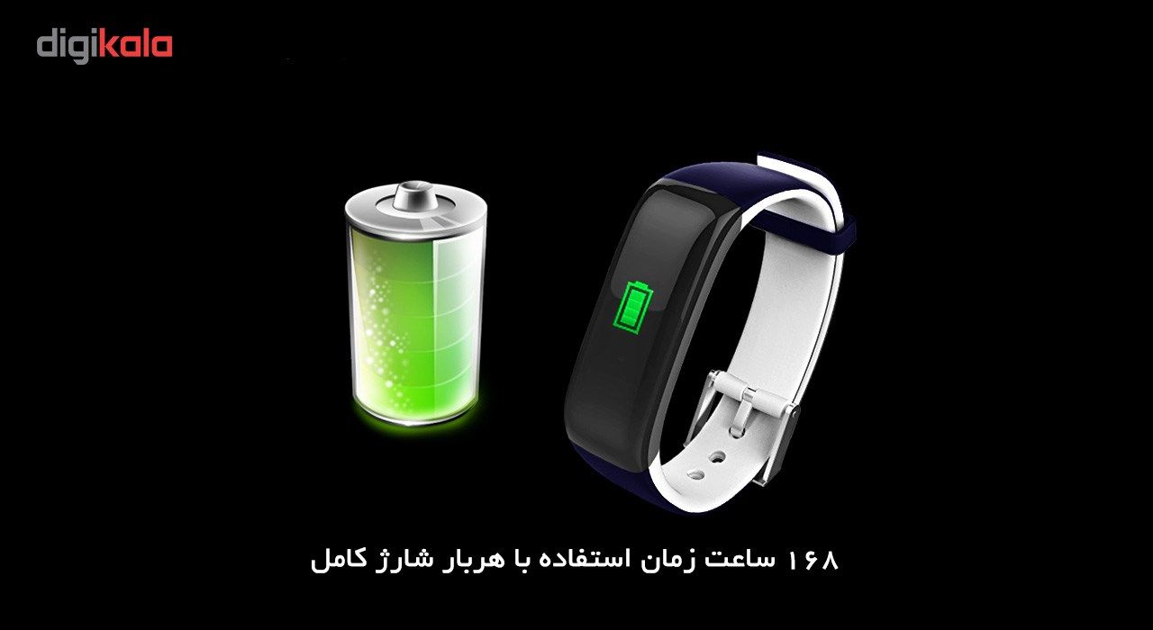 مچ بند هوشمند دابل سیکس مدل AK20 Dark Blue -  - 6