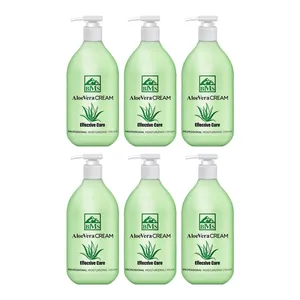 کرم مرطوب کننده بی ام اس مدل Aloe vera حجم 300 میلی لیتر مجموعه 6 عددی