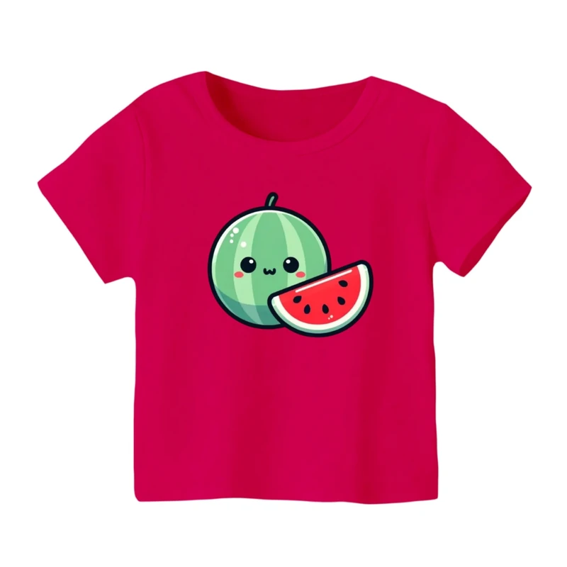 تی شرت آستین کوتاه بچگانه مدل هندوانه یلدایی کد 24