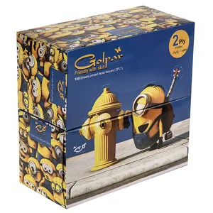 دستمال کاغذی گل پر مدل Little Minions - بسته 2 عددی