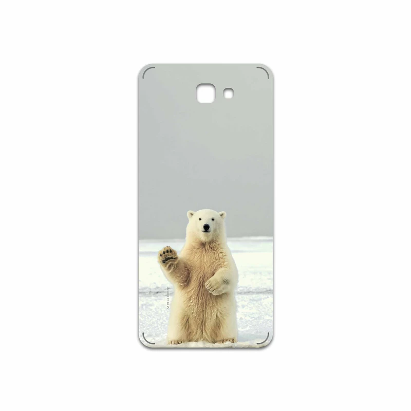 برچسب پوششی ماهوت مدل Polar bear مناسب برای گوشی موبایل سامسونگ Galaxy J7 Prime