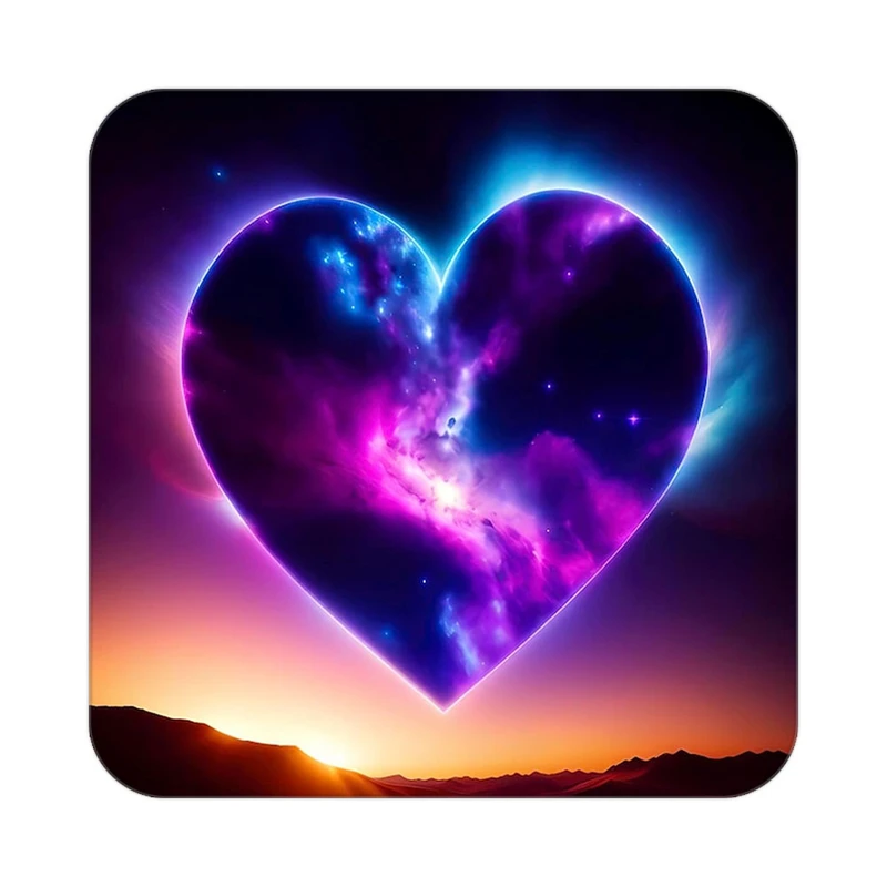 زیر لیوانی کاکتی مدل عاشقانه کد mp12333