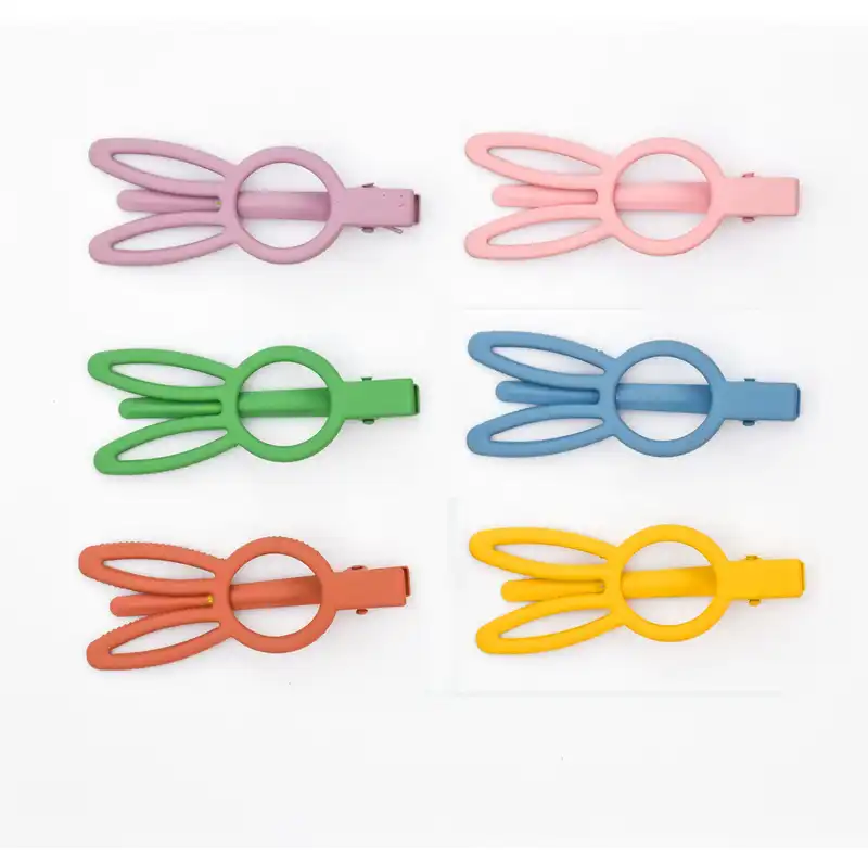 گیره مو زنانه مدل فلزی طرح خرگوش