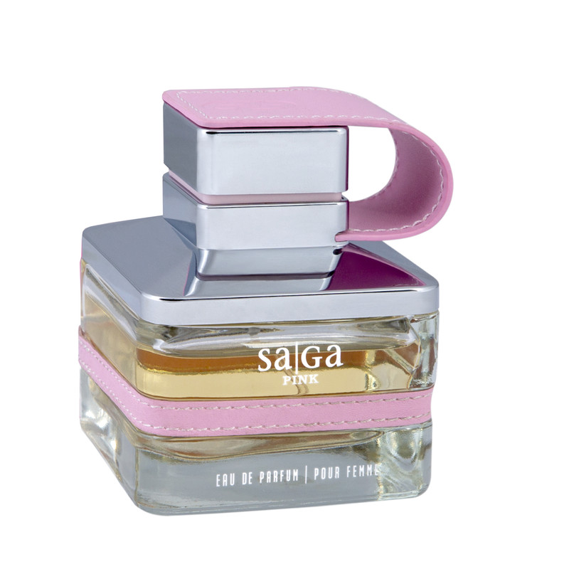 ادو پرفیوم زنانه عماد آرا مدل Saga حجم 100 میلی لیتر به همراه ادو پرفیوم مردانه عماد آرا مدل Saga