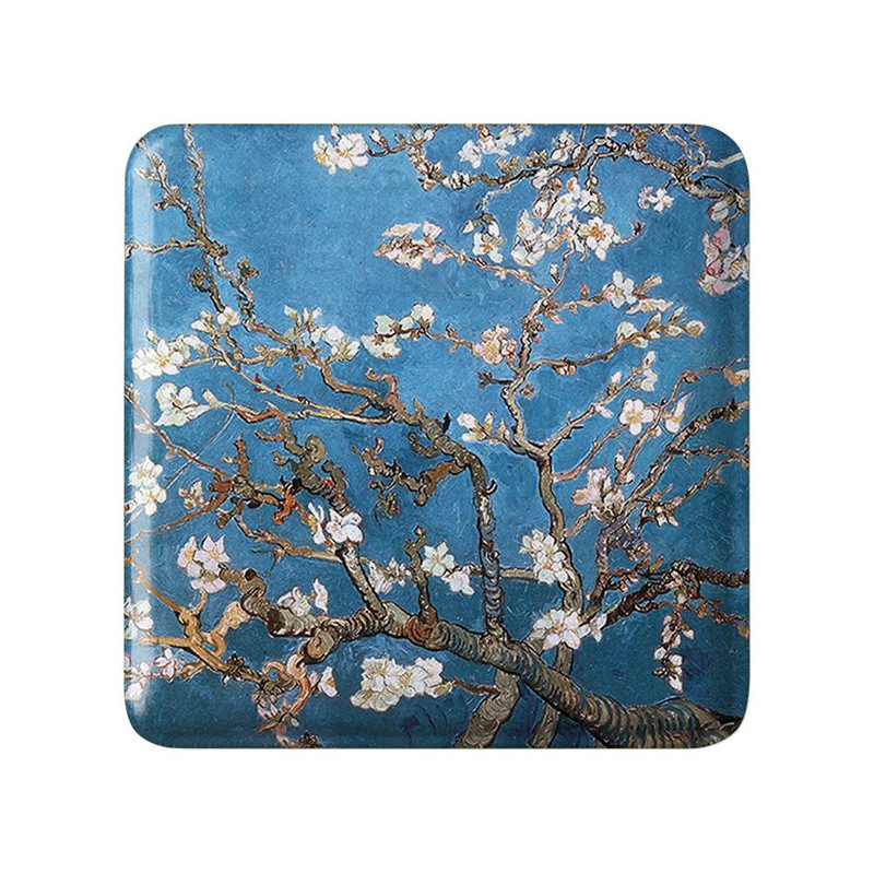 مگنت خندالو مدل نقاشی شکوفه های بادام اثر ونسان ونگوگ کد 25463