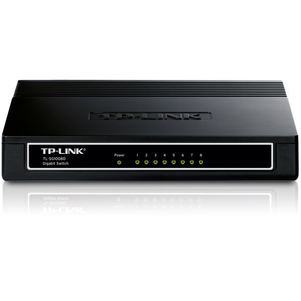 سوییچ 8 پورت گیگابیت و دسکتاپ تی پی-لینک مدل TL-SG1008D V1